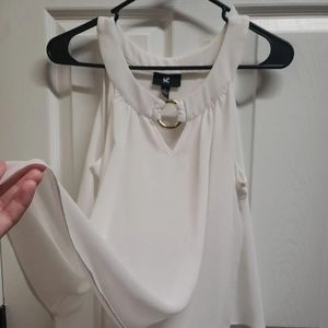 Asymmetrical Chiffon Tank